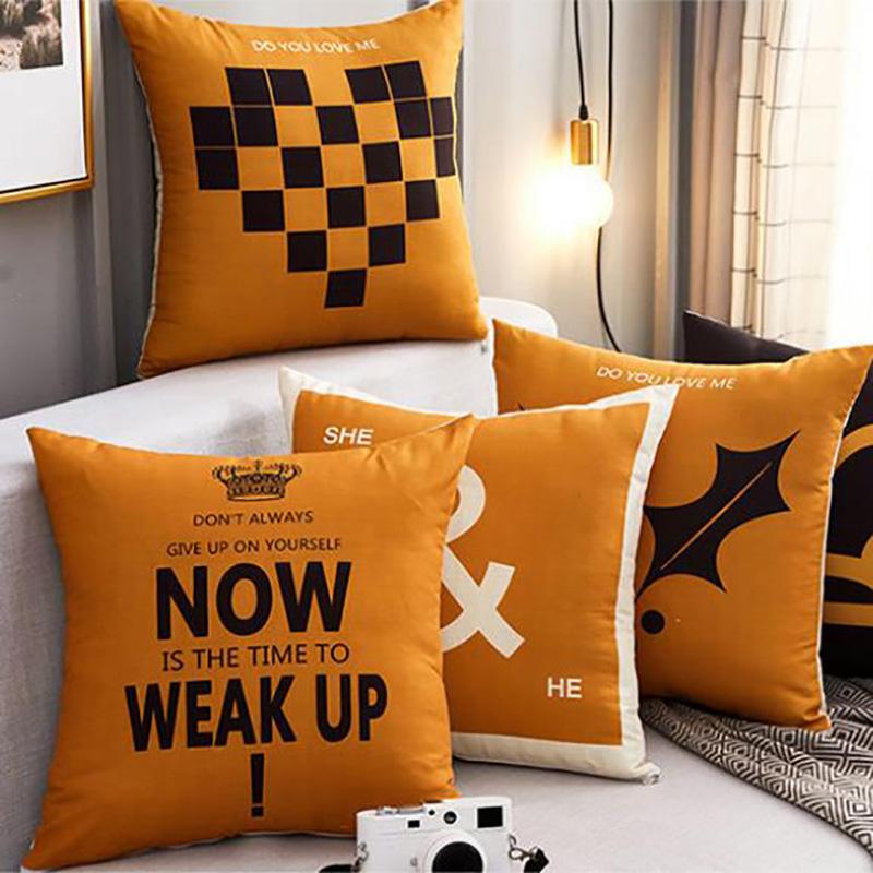 Retro Style Pillow Home Sofa Pillow Breathable Car Pillow Rest and Relaxation Artifact