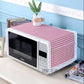 Pastoral Fabric Microwave Oven Cover Towel Refrigerator Washing Machine Universal Cotton and Linen Dust Protection Cover Household Storage Cover Cloth