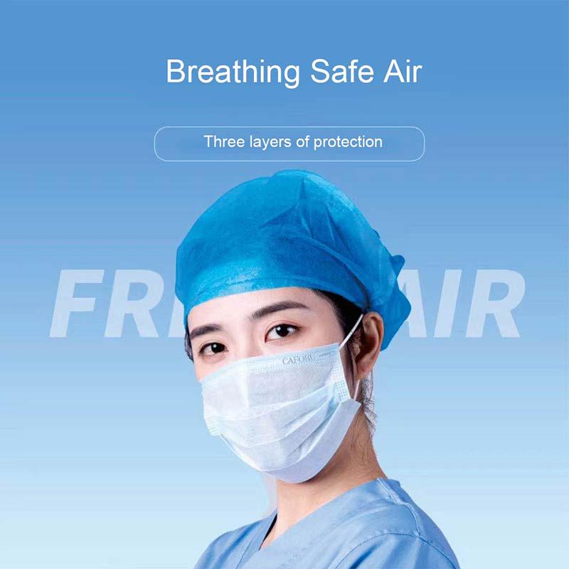 Face Mouth Mask Disposable Protective 3 Layers 95% Filter Dustproof Anti-fog Earloop Non Woven Masks
