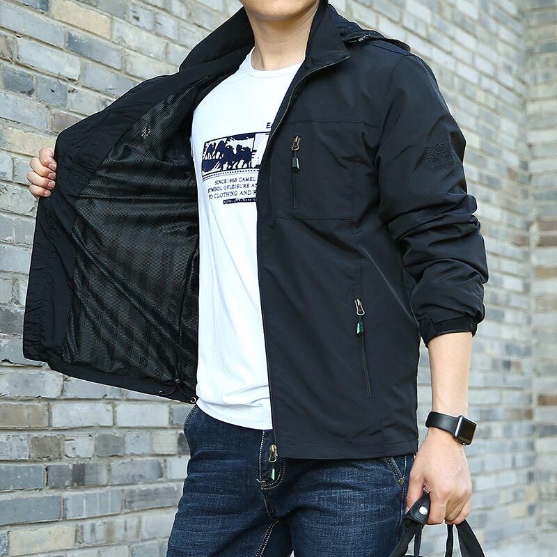 Men Jacket Autumn Fashion Coats Male Casual Baseball Bomber Jacket Mens Overcoat Plus Size M-4XL