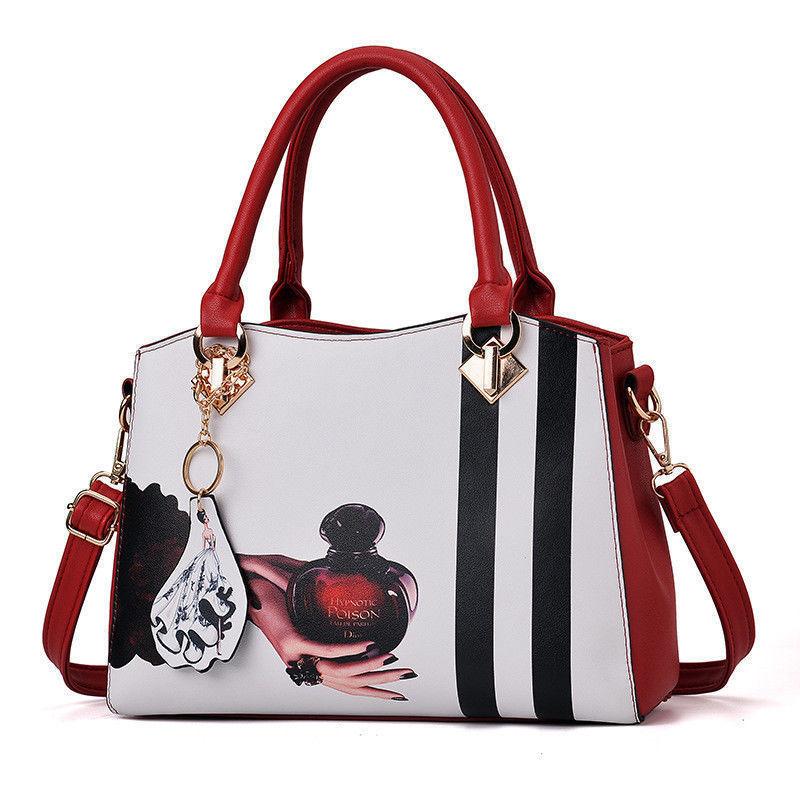 Fashion Women's Bag Korean Version of The Trendy One-shoulder Messenger Portable Multi-functional Versatile Ladies Bag Leather Texture