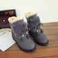 Snow Boots Women Autumn and Winter Cotton Shoes Ins Short Tube Plus Velvet Warm Ankle Boots