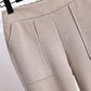 Suit Female Autumn and Winter Design Set of Head Sweater Slim High Waist Plus Pants