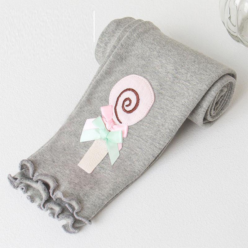 Spring and Autumn Girls' Leggings Children's Trousers Stretch Pants Casual Pants Solid Color Slim Leggings