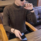 Cashmere Sweater Men Brand Clothing 2019 Autumn Winter Slim Warm Sweaters Turleneck Pullover Men Top