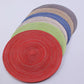 2pcs/set Non Slip Cotton Round Heat Insulation Table Mug Mat Pad Placemat Coasters Home Decor