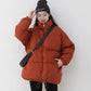 Winter Padded Jacket Coat Bread Coat Stand-up Collar Cotton-padded Coat Loose Padded Coat Women's Autumn and Winter Thick Warm Cotton Coat
