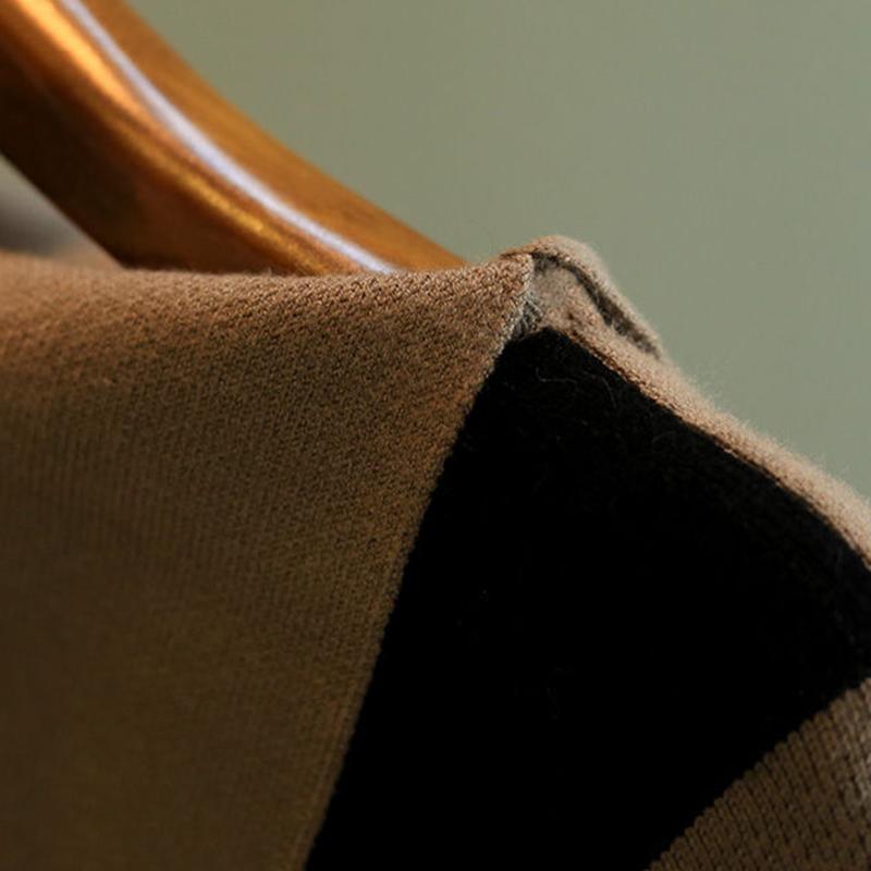 Loose Cloak-type Mid-length Cloak Plaid Pullover Loose Knit Jacket Ladies Temperament Outer Sweater Simple and Versatile