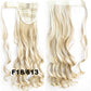 24" Long Wavy Wrap Around Clip In Ponytail Hair Extension Synthetic Natural Wave Pony Tail Fake Hair