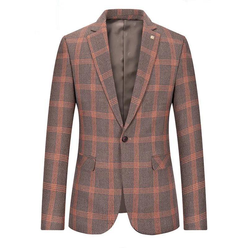 High-end Men's Suit Business Office Worker Plus Size Suit Wedding Best Man Dress