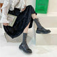 Thick-soled Round-toe Women's Shoes All-match Retro British Style Leather Shoes Japanese Women's Small Leather Shoes