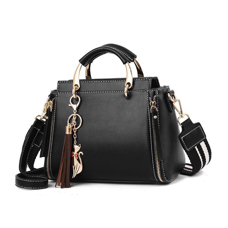 Trendy wild Patent leather bag Big capacity Woman bag European and American style Shoulder Handbag
