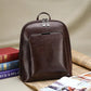 Vintage Backpack Leather Women Backpack Large Capacity School Bag For Girls Leisure Shoulder Bags