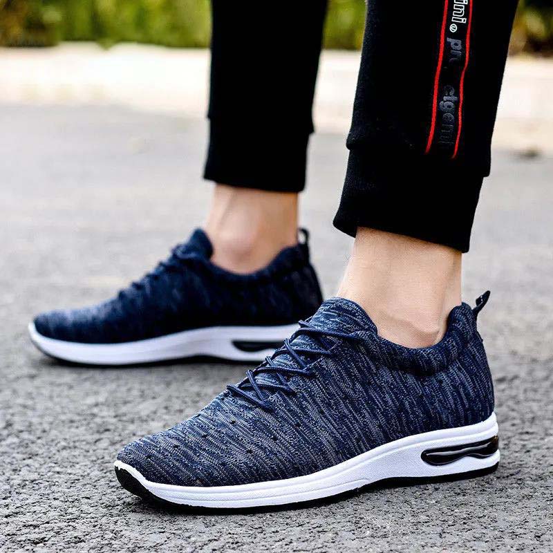 Summer Mesh Breathable Casual Shoes Outdoor Driving and Running Men's Air Cushion Shoes