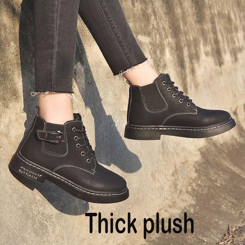 Martin Shoes Women Autumn Winter Boots Women Fashion Boots Ankle Plush Warm Women Winter Boots Shoes