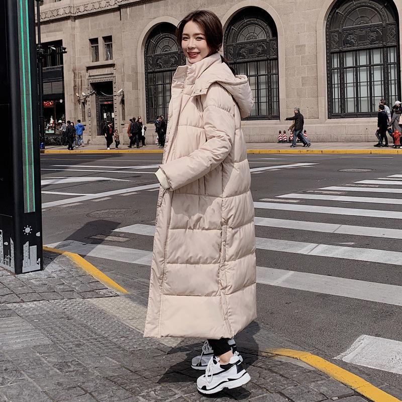 Korean Women's Cotton-padded Jacket, Loose and Thick, Over-the-knee Cotton-padded Jacket, Winter Jacket