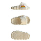 Slippers Women Cloud Summer Home Non-slip Couple EVA Thick Bottom Indoor Rainbow Sandals Men Summer Outer Wear