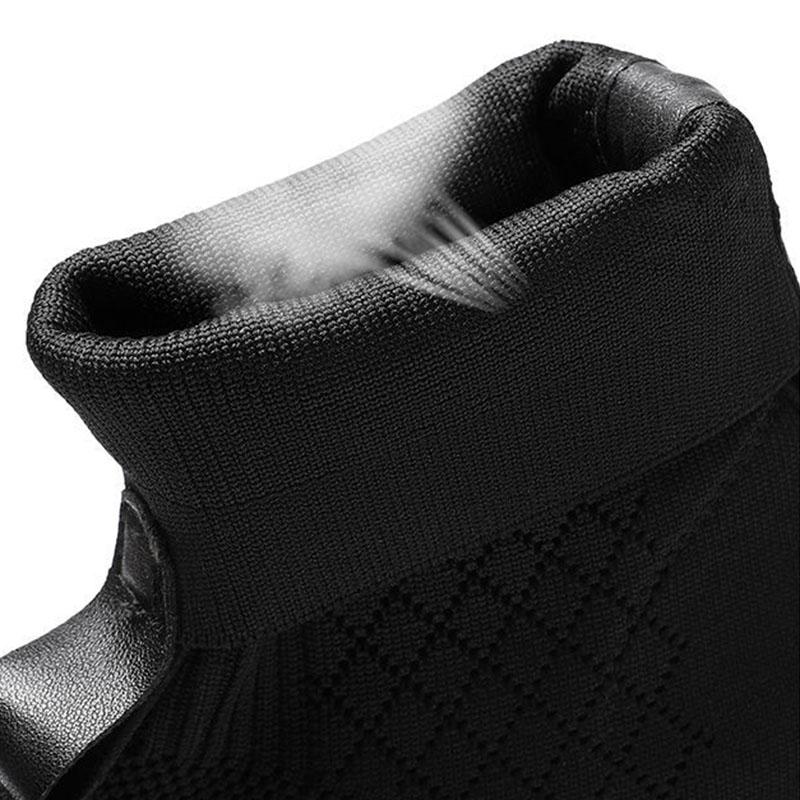 2021 Autumn Winter New Couple Socks Shoes Women Thick-soled Casual Large Size Net Red Knitted Short Boots Women