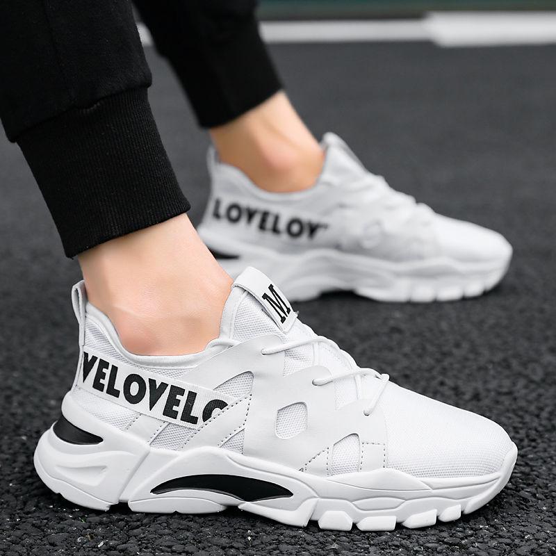 Men's Running Shoes Fashion Comfortable Breathable Wear-resistant Non-slip Lightweight Casual Shoes