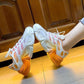 Harajuku Style Spring  Summer All-match Candy Color Increased Thick-soled Korean Casual Fashion Sneakers