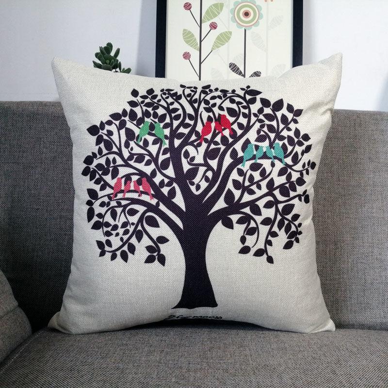 Linen Style Pillow Cushion Sofa Cushion Office Cushion Bedside Backrest Waist Cushion Core Car Pillow