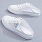 Women Breathable Outdoor Mesh Shoes Spring and Summer Simple Solf Sole Baotou Flat Solid Casual Half Slippers