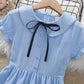 Girls' Dresses Summer Dresses Girls Princess Dresses Children's Summer Solid Color Cotton Skirts