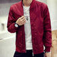 Spring and Autumn Men's Big Pocket Thin Coat Baseball Uniform Jacket Youth Student Solid Color Wild Sports Jacket