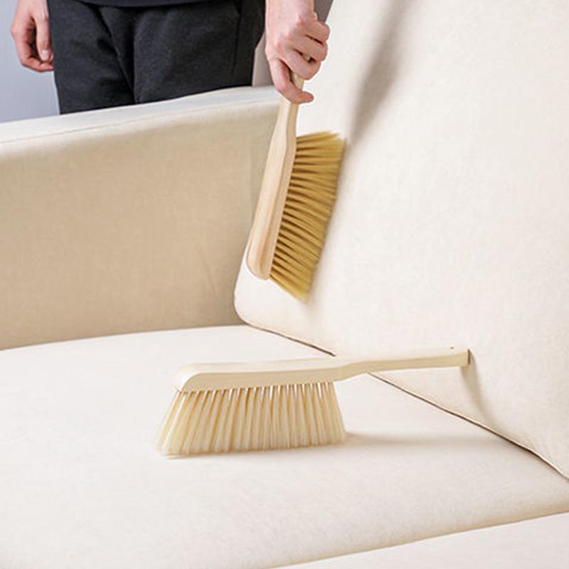 Long Handle Bristles Bed Brush Wooden Antistatic Dust Brushes Carpet Sofa Clothes Sweeping Broom Household Cleaning Tools