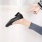 Women's Thick-heel Casual Shoes Mid-heel Pumps Professional Work Shoes Low-top Shoes Leather Shoes Mother Shoes