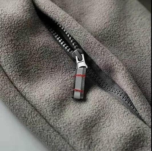 Functional Outdoor Cold Jacket Men's Plus Size Warm Jacket Autumn and Winter Fleece Jacket Jacket