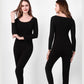 Thermal Underwear Female Seamless Self-heating Autumn Clothes Long Trousers Plus Velvet Thickening Tight-fitting Thermal Suit