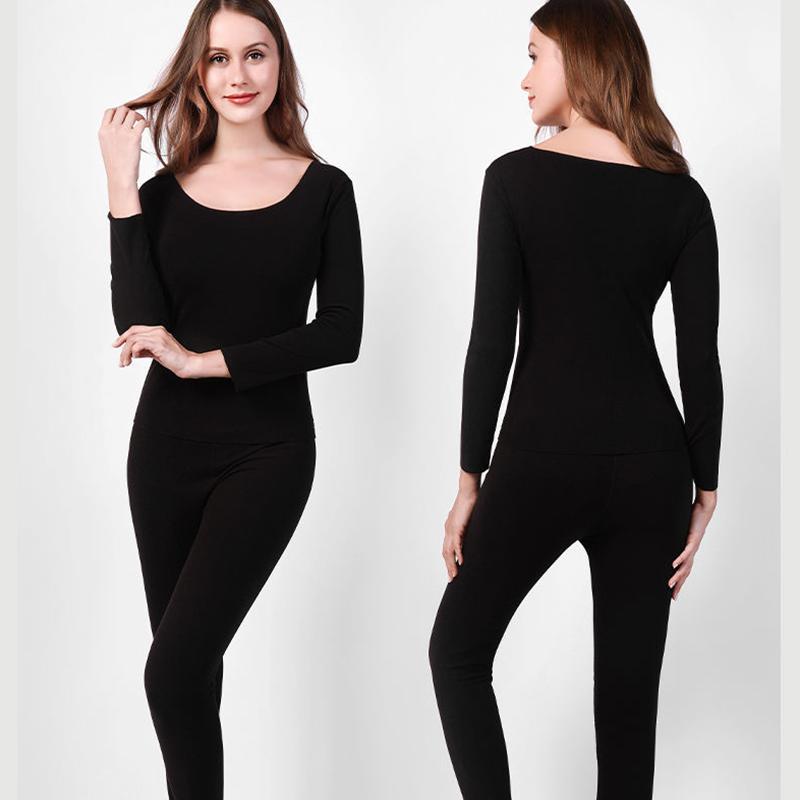 Thermal Underwear Female Seamless Self-heating Autumn Clothes Long Trousers Plus Velvet Thickening Tight-fitting Thermal Suit