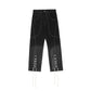 American High Street Tidal Card Gradient Straps Jeans Women Loose High Waist Wild Long Pants INS Tide
