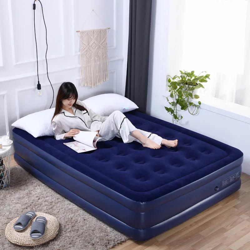 Inflatable Bed High-grade Double-layer Thick Single/double Air Cushion Bed Household Foldable Lazy Bed