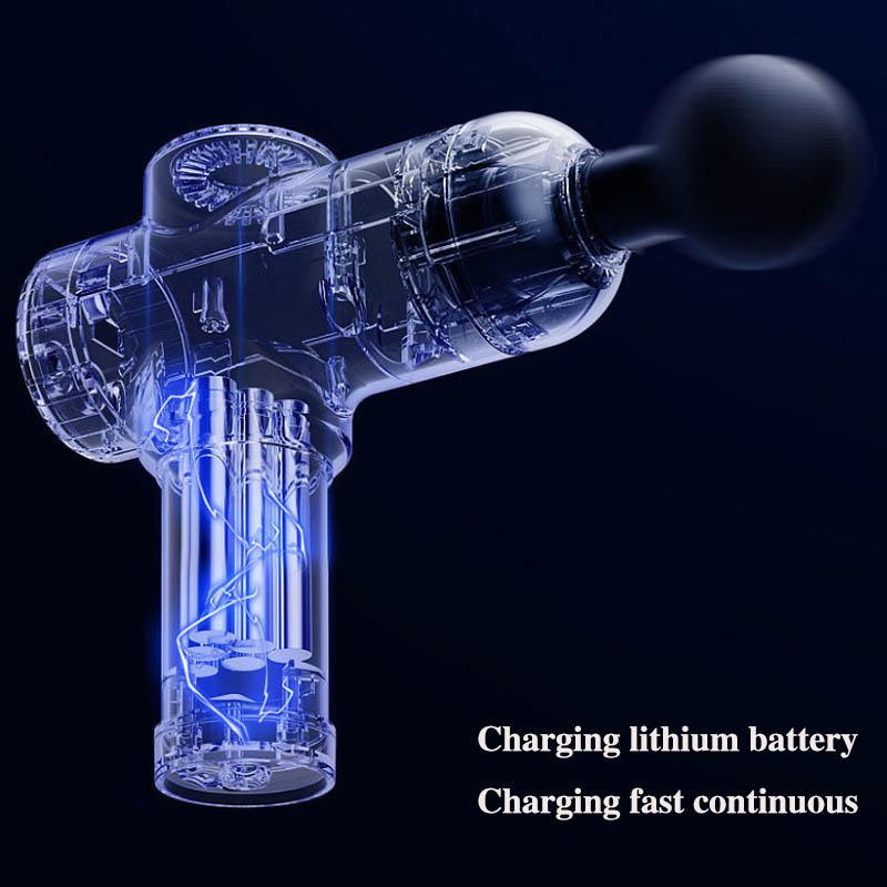 Mini Fascia Gun Muscular Relax Fitness Pneumodynamic Professional Film Gun Leg Muscle Electric Massager