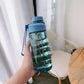 Sport Bottle Large-capacity Drop-resistant Creative Water Cup for Male and Female Students Fresh Plastic Personality Simple Handy Cup