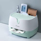Tissue Box Multipurpose Tissue Box Lid Napkin Holder Home Office Remote Control Storage Wipe Box Desk Organizer