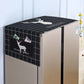 Cotton and Linen Refrigerator Cover Cloth Cartoon Printing Refrigerator Cover Washing Machine Storage Household Dust Cover