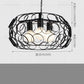 Retro industrial American country style wrought iron chandelier creative personality chandelier