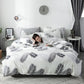 Net Celebrity Four-piece Bedding Cartoon Bed Linen Quilt Sanding Three-piece Student Bedding