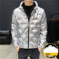 Lightweight Men's Down Jacket Winter White Duck Down Jacket Short Style Casual Down Jacket