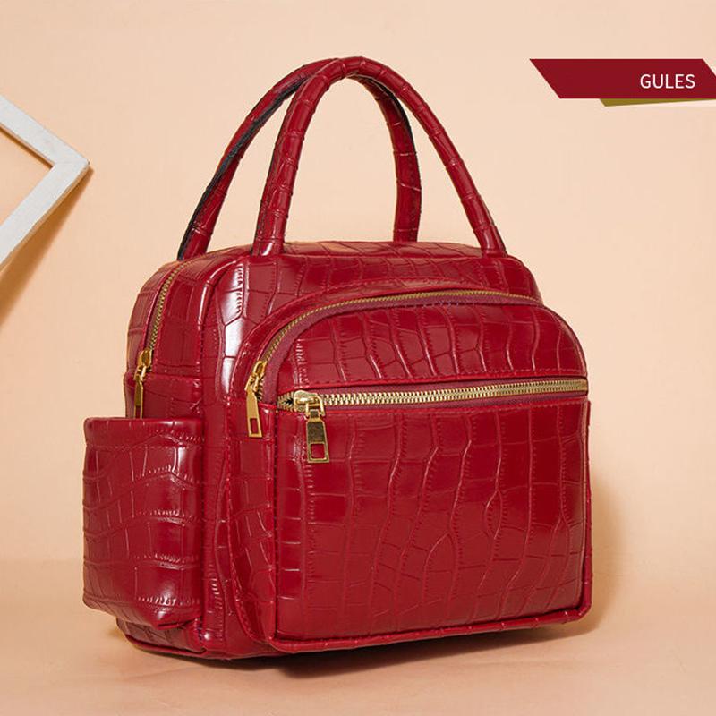 Ladies Fashion Handbags Faux Leather Bags Large Capacity Versatile Shopping Bags