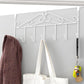 2 Pieces Door Hook Hanger Bedroom Bathroom European Style Coat Rack Door Hanging Bag Door Back Wrought Iron Clothes Hanger Wall Hangering