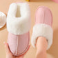 Plush Warm Home Flat Slippers Lightweight Soft Comfortable Winter Slippers Women's Cotton Shoes Indoor Plush Slippers