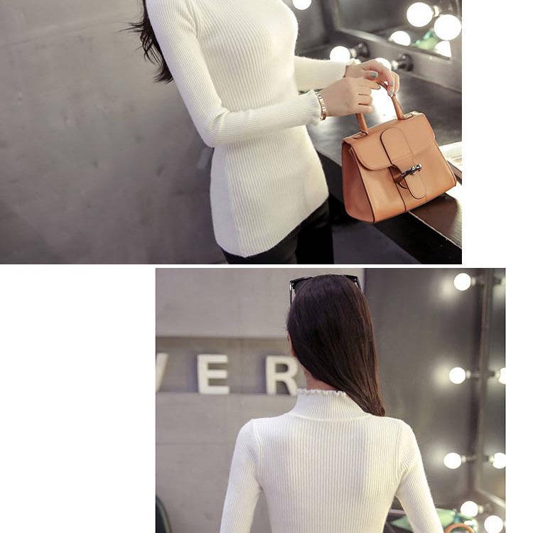Turtleneck Sweater Women's Bottoming Shirt Women Winter Slim Long-sleeved Pullover Sweater