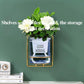 Glass Art Flower Stand Flower Arrangement Wall Mount Metal Flower Device Interior Decoration Pendant