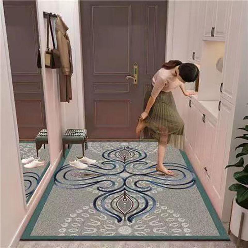 Light Luxury Style Modern Floor Mats Door-to-door Doormats Living Room Mat Bedroom Non-slip Carpet