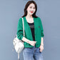 Sweater Cotton Jacket Women Korean Loose Loose Autumn and Winter Thin All-match Jacket Cardigan Sweater Short Baseball Uniform