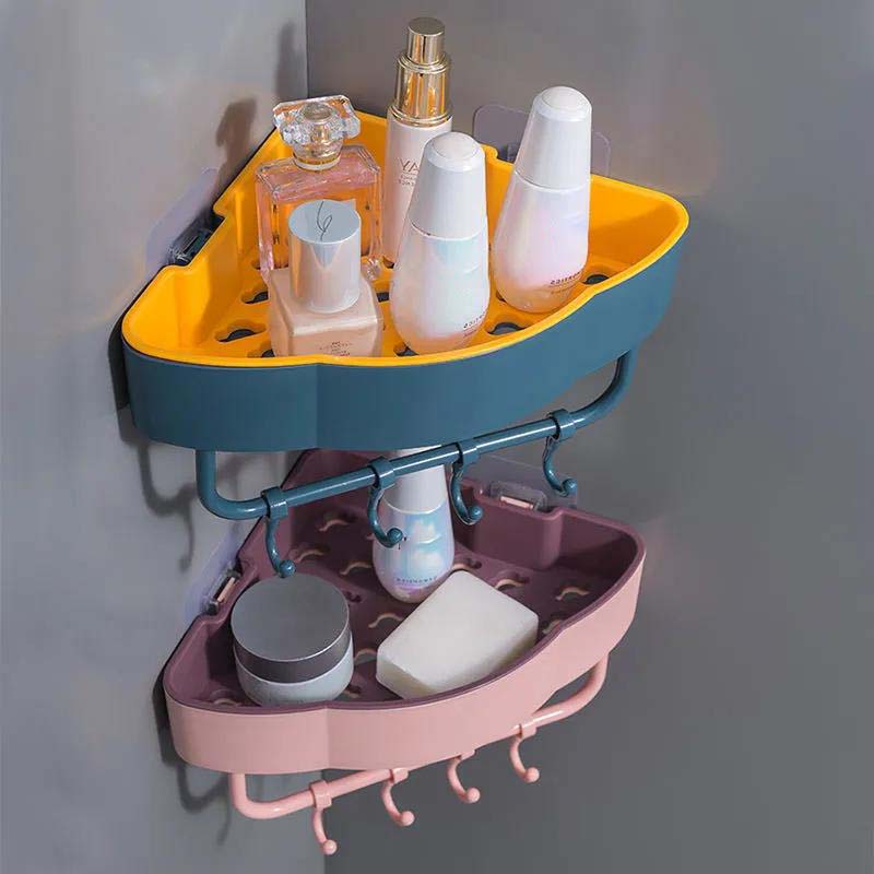 Multi-function Triangle Shelf Bathroom Kitchen Bathroom Wall Storage Rack